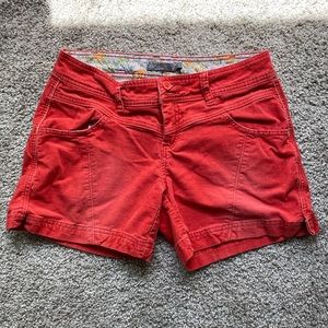 Prana Corduroy Shorts